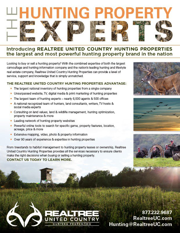 The Hunting Experts Flier Realtree United Country