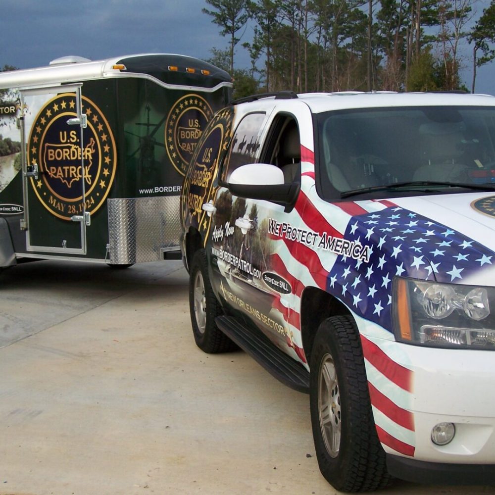 Vehicle Graphics US. Border Patrol Vehicle Wrap