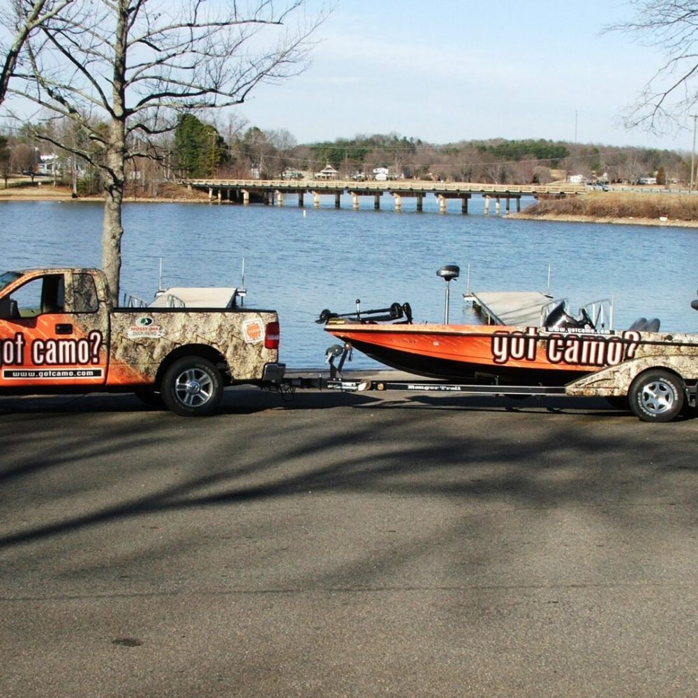 Got Camo? Vehicle Graphics Truck Wrap Boat Wrap